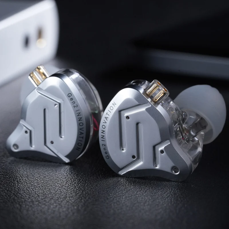 【KZ ZSN Pro 2】1BA+1DD Hybrid HiFi in Ear Monitors IEMs Wired Gaming Earbuds