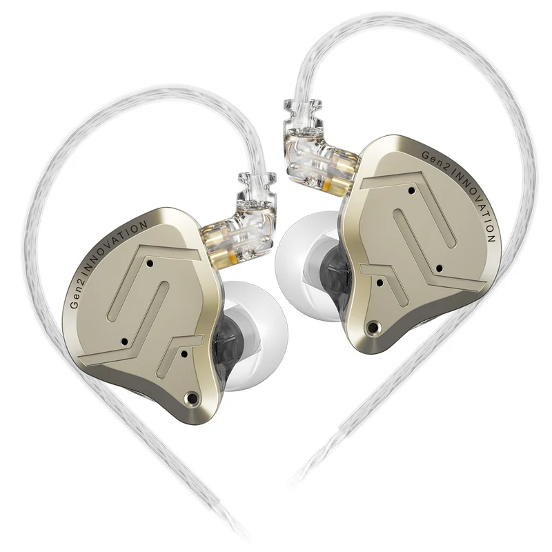 【KZ ZSN Pro 2】1BA+1DD Hybrid HiFi in Ear Monitors IEMs Wired Gaming Earbuds