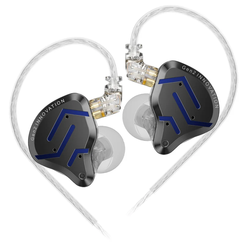 【KZ ZSN Pro 2】1BA+1DD Hybrid HiFi in Ear Monitors IEMs Wired Gaming Earbuds