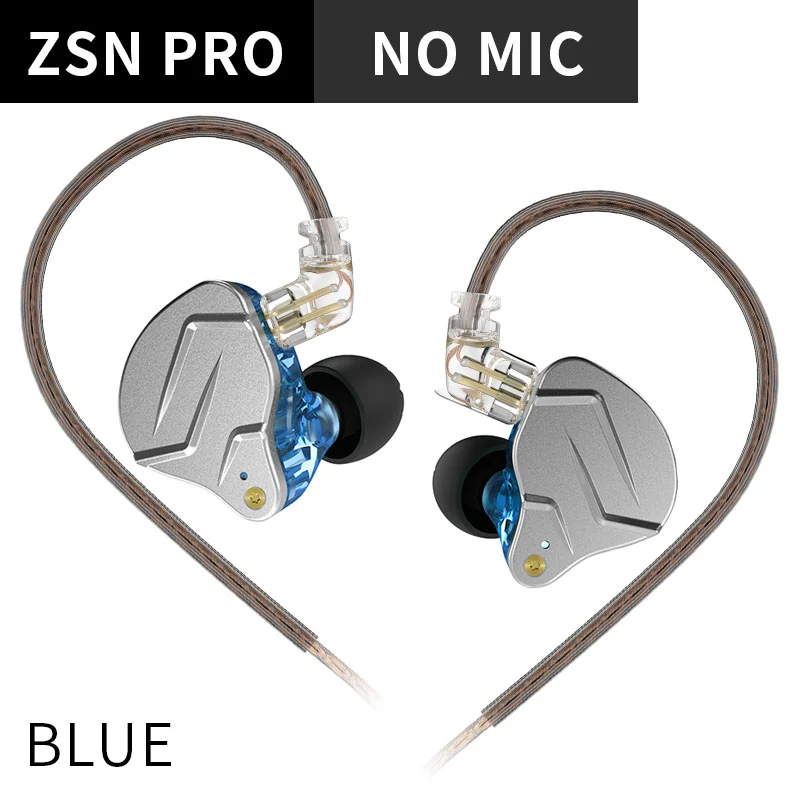 【KZ ZSN Pro】Hybrid 1DD 1BA In Ear Monitors IEM Earphones Wired Gaming Earbuds