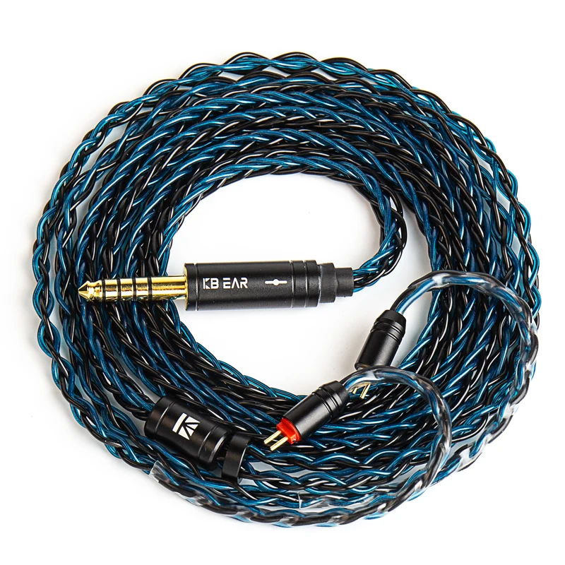 【KBEAR ST12 /ST12 PLUS /ST12 MAX】8-strand 4N OFC silver-plated Upgraded Cable 1.2m/1.5m/2m Long