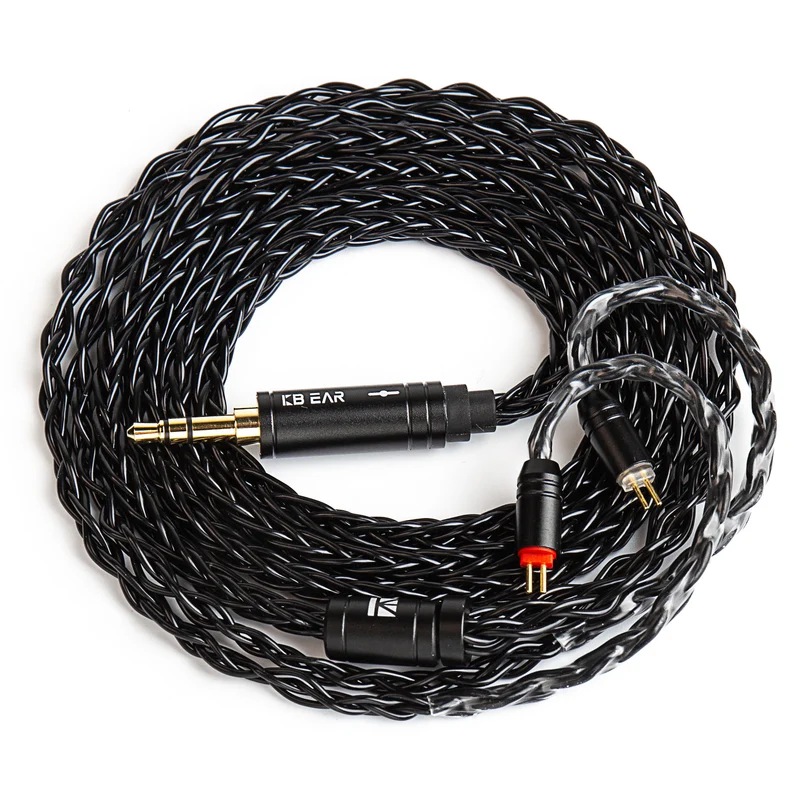 【KBEAR ST12 /ST12 PLUS /ST12 MAX】8-strand 4N OFC silver-plated Upgraded Cable 1.2m/1.5m/2m Long