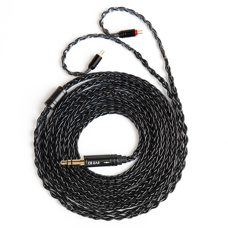 【KBEAR ST12 /ST12 PLUS /ST12 MAX】8-strand 4N OFC silver-plated Upgraded Cable 1.2m/1.5m/2m Long