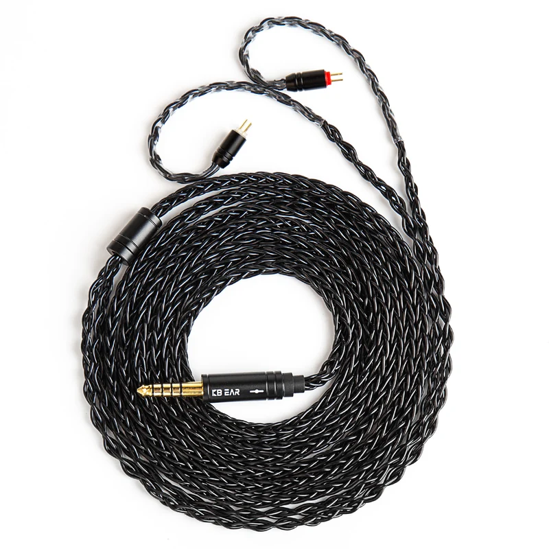 【KBEAR ST12 /ST12 PLUS /ST12 MAX】8-strand 4N OFC silver-plated Upgraded Cable 1.2m/1.5m/2m Long