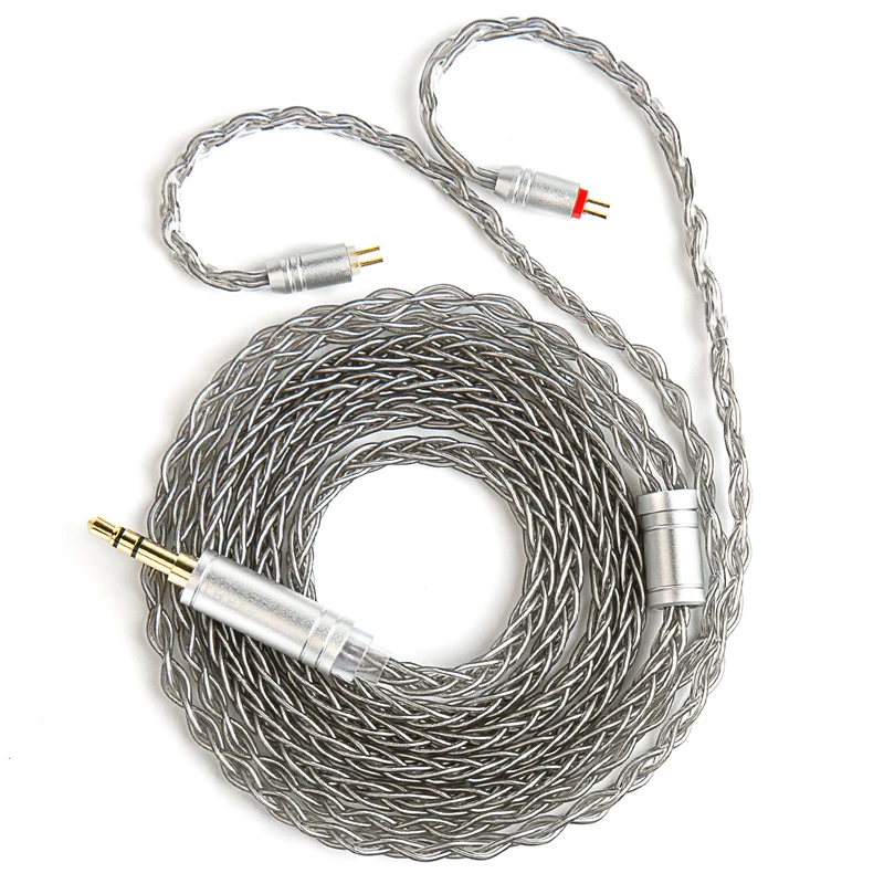 【KBEAR ST12 /ST12 PLUS /ST12 MAX】8-strand 4N OFC silver-plated Upgraded Cable 1.2m/1.5m/2m Long