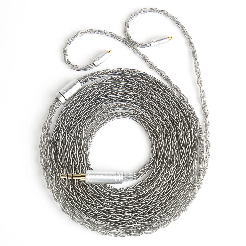 【KBEAR ST12 /ST12 PLUS /ST12 MAX】8-strand 4N OFC silver-plated Upgraded Cable 1.2m/1.5m/2m Long
