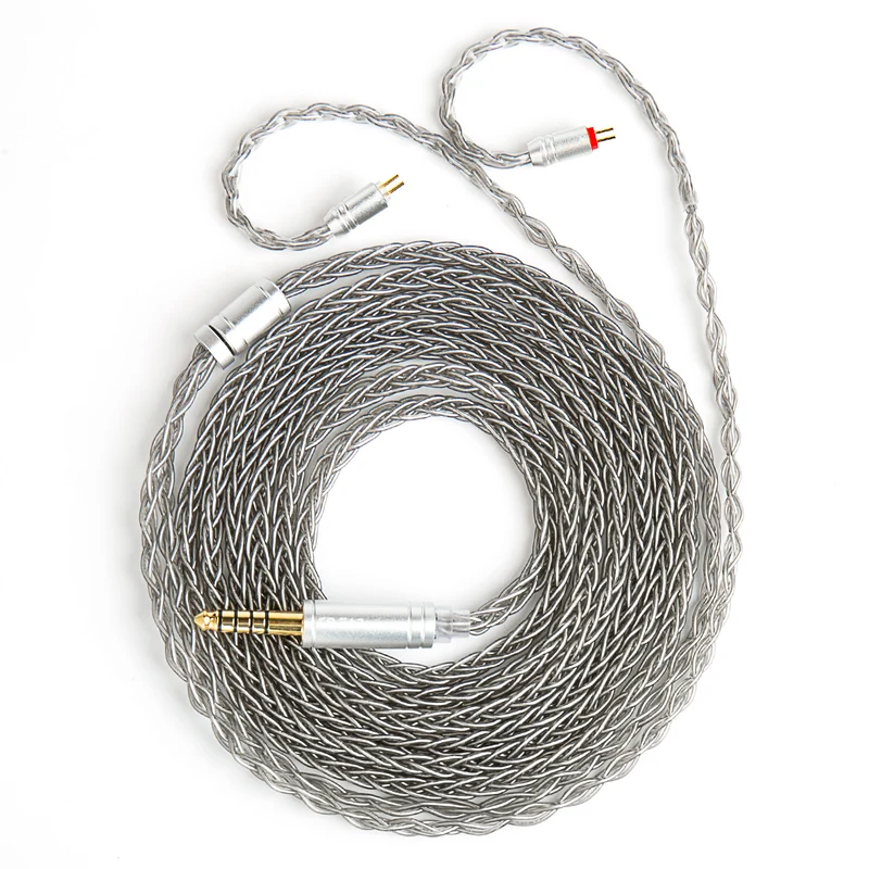 【KBEAR ST12 /ST12 PLUS /ST12 MAX】8-strand 4N OFC silver-plated Upgraded Cable 1.2m/1.5m/2m Long