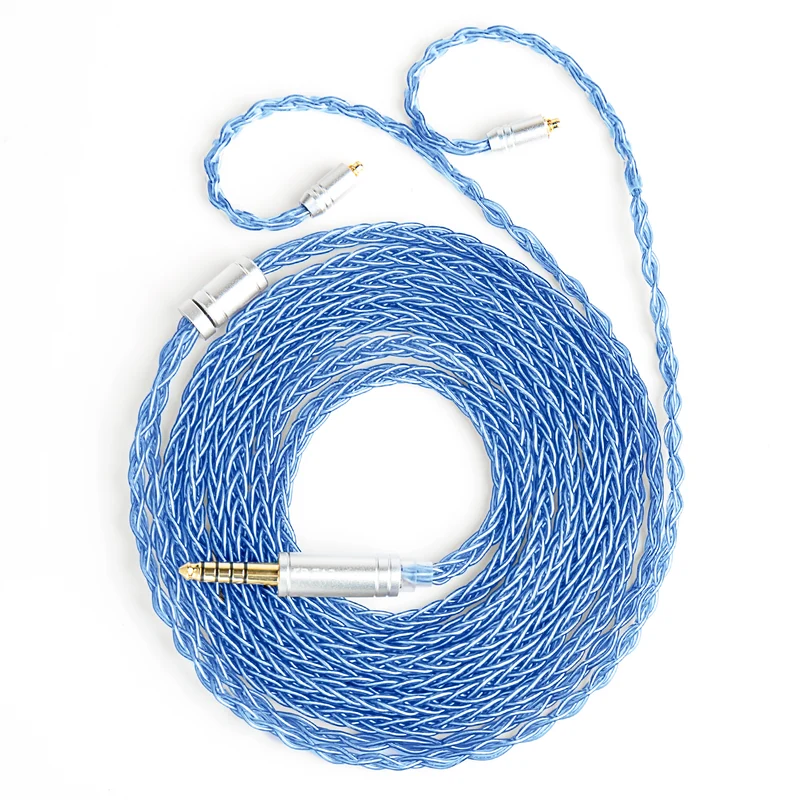 【KBEAR ST12 /ST12 PLUS /ST12 MAX】8-strand 4N OFC silver-plated Upgraded Cable 1.2m/1.5m/2m Long