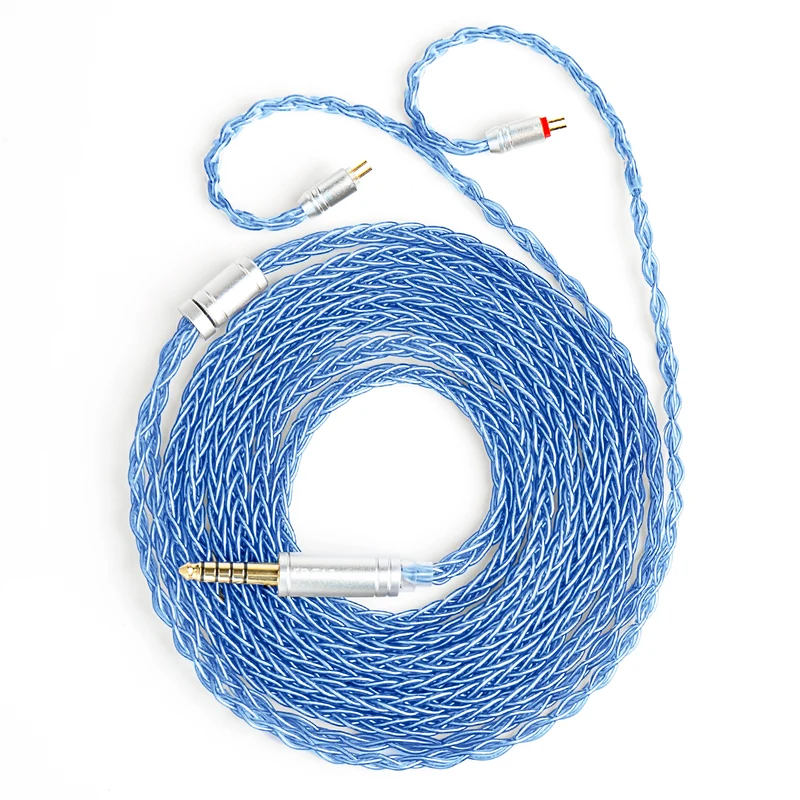 【KBEAR ST12 /ST12 PLUS /ST12 MAX】8-strand 4N OFC silver-plated Upgraded Cable 1.2m/1.5m/2m Long