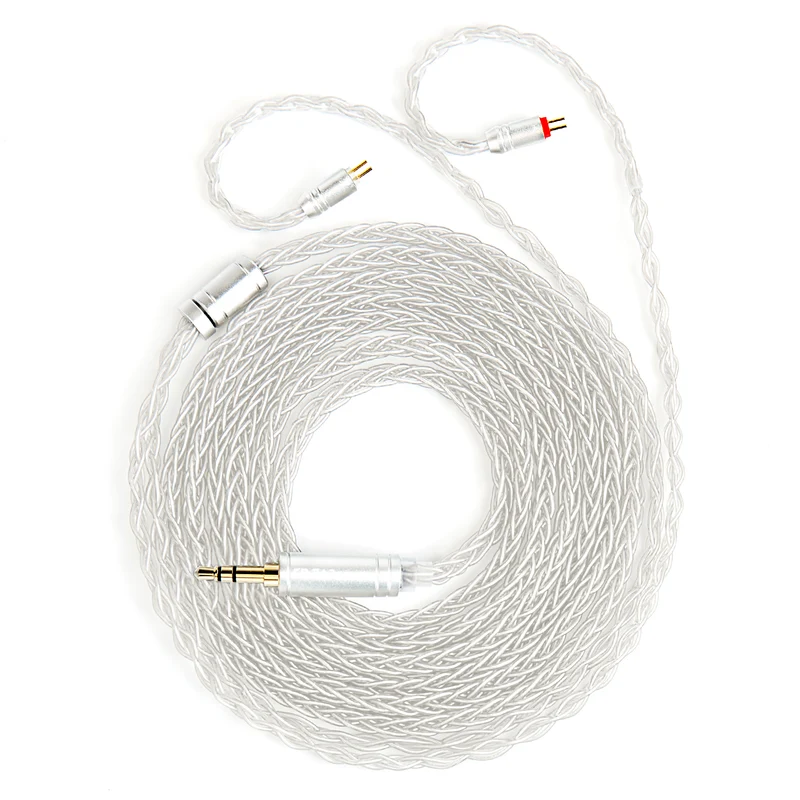 【KBEAR ST12 /ST12 PLUS /ST12 MAX】8-strand 4N OFC silver-plated Upgraded Cable 1.2m/1.5m/2m Long