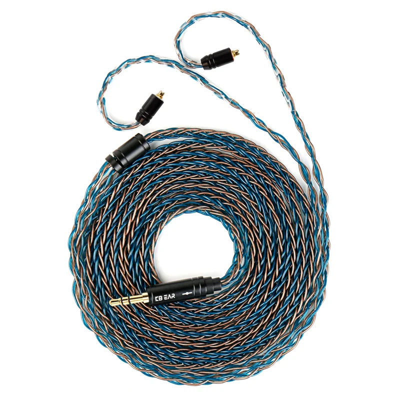 【KBEAR ST12 /ST12 PLUS /ST12 MAX】8-strand 4N OFC silver-plated Upgraded Cable 1.2m/1.5m/2m Long