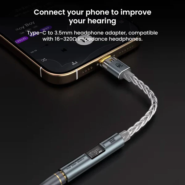 AUDIOCULAR SPARK Hi-Res Portable DAC Dongle CX31993 + MAX Amp
