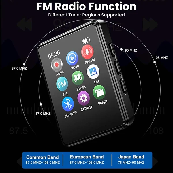 AUDIOCULAR M01 Portable Mp3 Music Player With FM & Built-in Speaker
