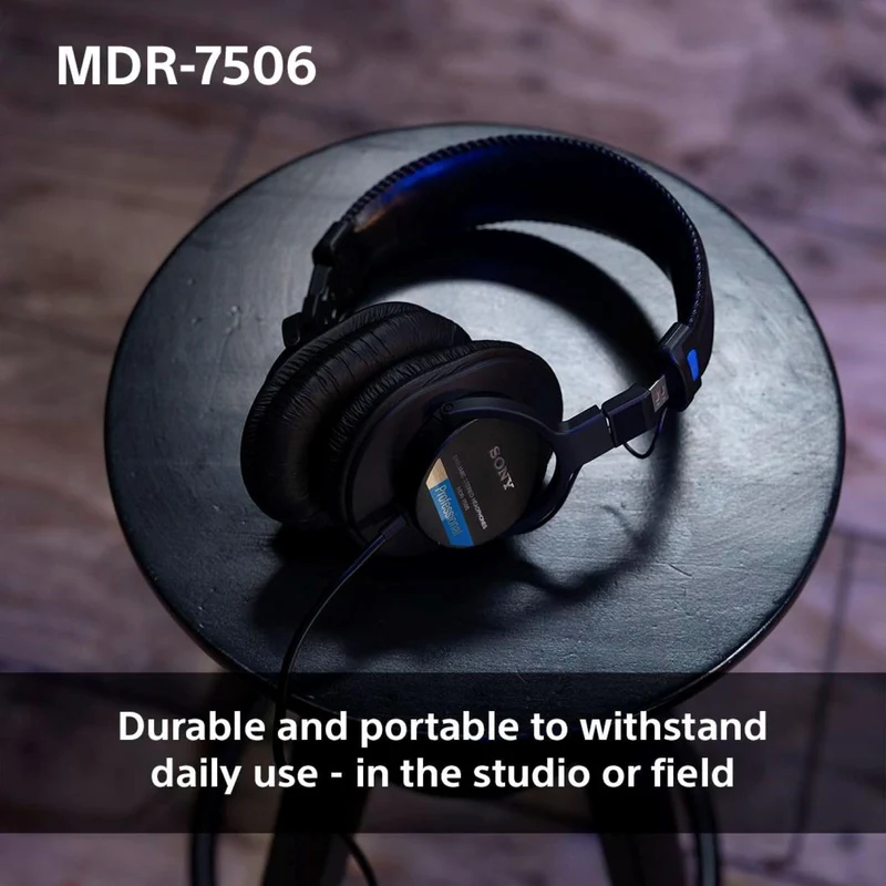 Sony MDR-7506 Closed Back Studio Headphones