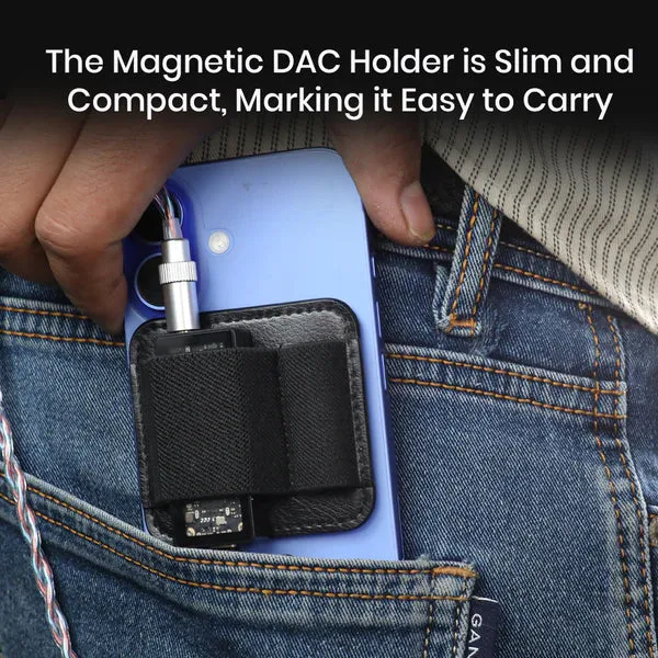 AUDIOCULAR AC42 Magnetic DAC Dongle Holder – MagSafe-Compatible Holster