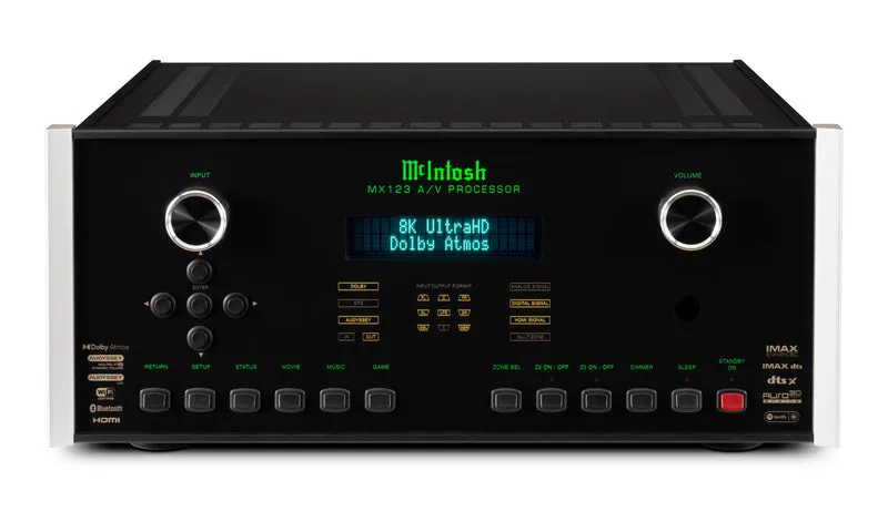 McIntosh MX123 | Préamplificateur cinéma maison 4K/120 Hz