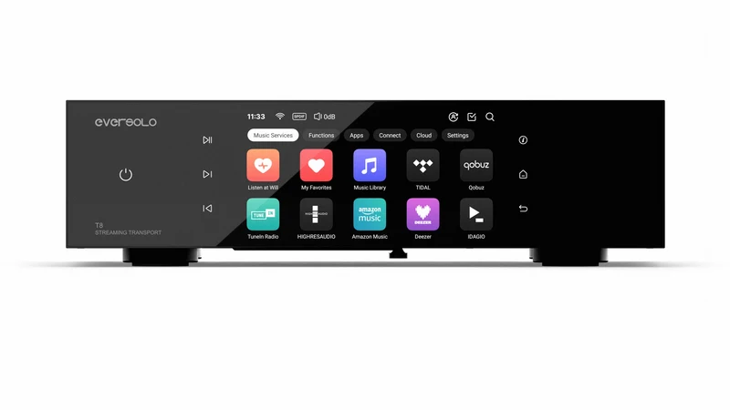 EverSolo T8 – Transport réseau haut de gamme pour audiophiles exigeants