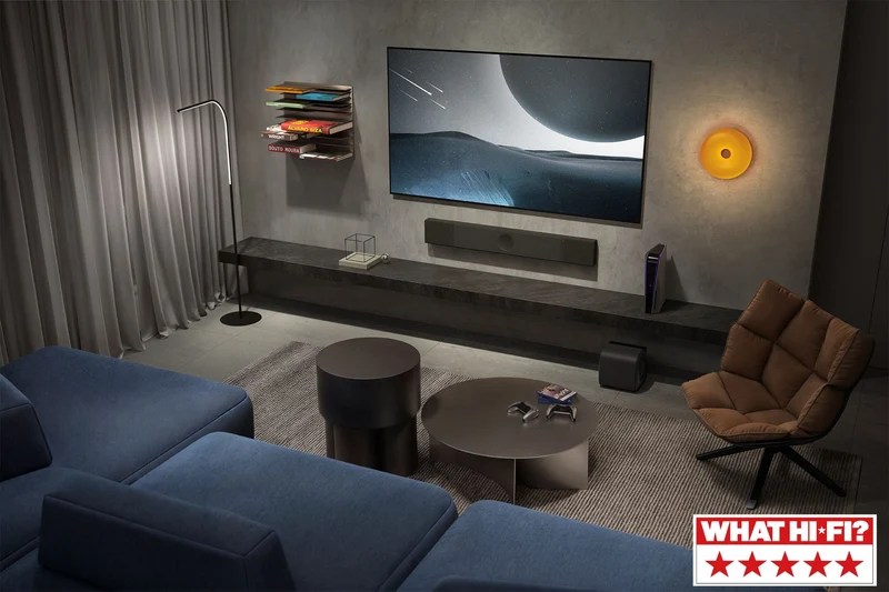 KEF XIO - Barre de son 5.1.2, Dolby Atmos, Wi-Fi, Bluetooth
