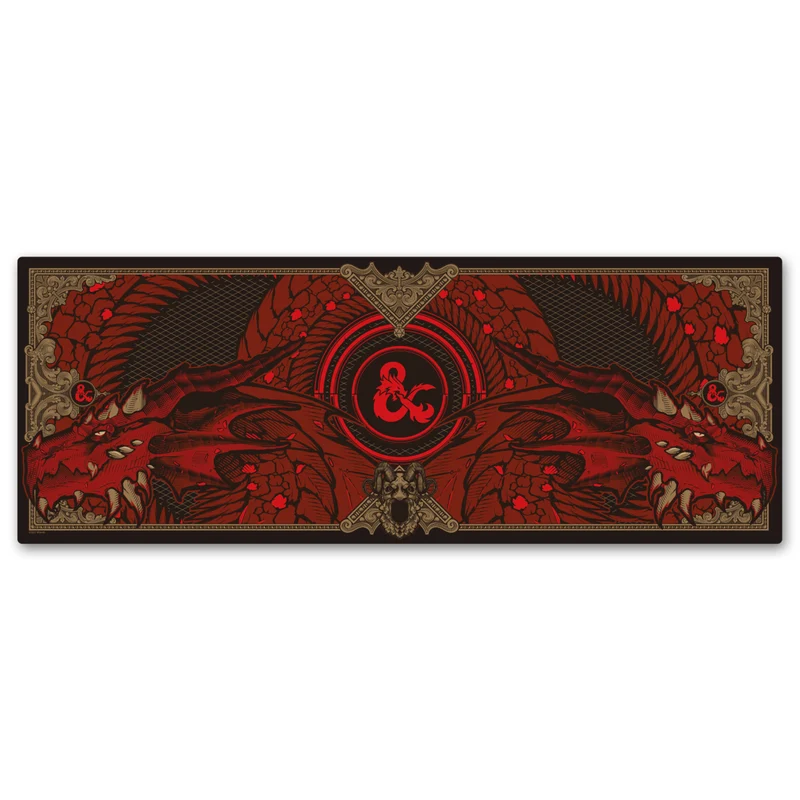 Ensemble tapis de souris et sous-verre Dungeons & Dragons XL