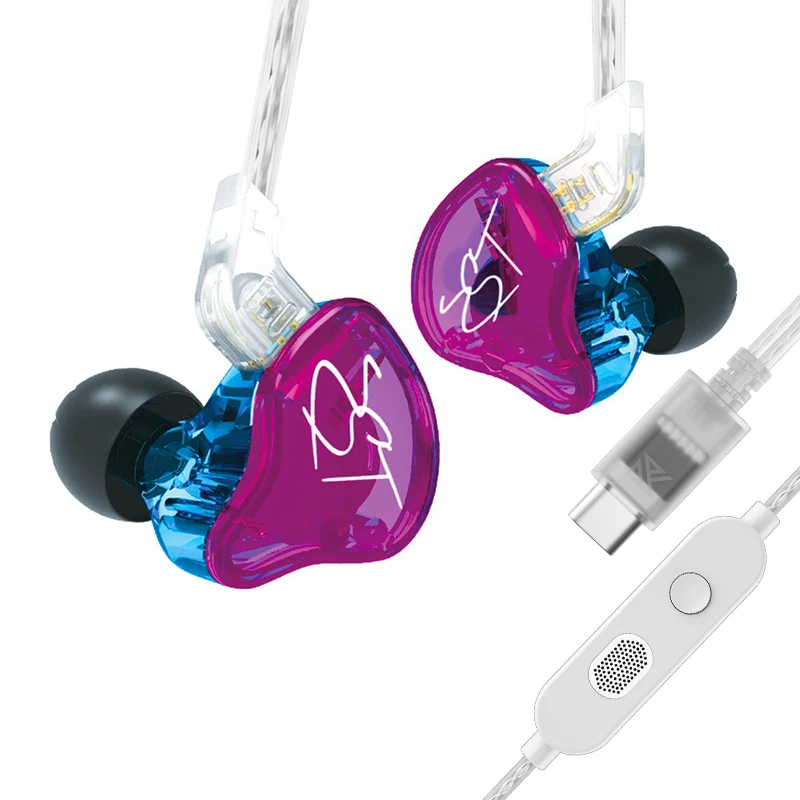 【KZ ZST】1BA+1DD HiFi in Ear Monitors Headphones Wired Gaming Earbuds IEM Earphones