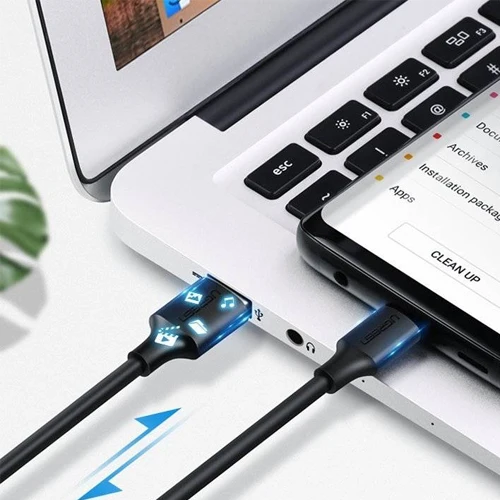 UGREEN USB CABLE - USB TYPE C 2 A BLACK CABLE 2M