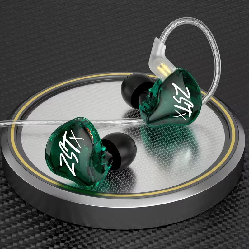 【KZ ZSTX】1DD+1BA Hybrid Driver In-ear Earphone Wired Gaming Earbuds