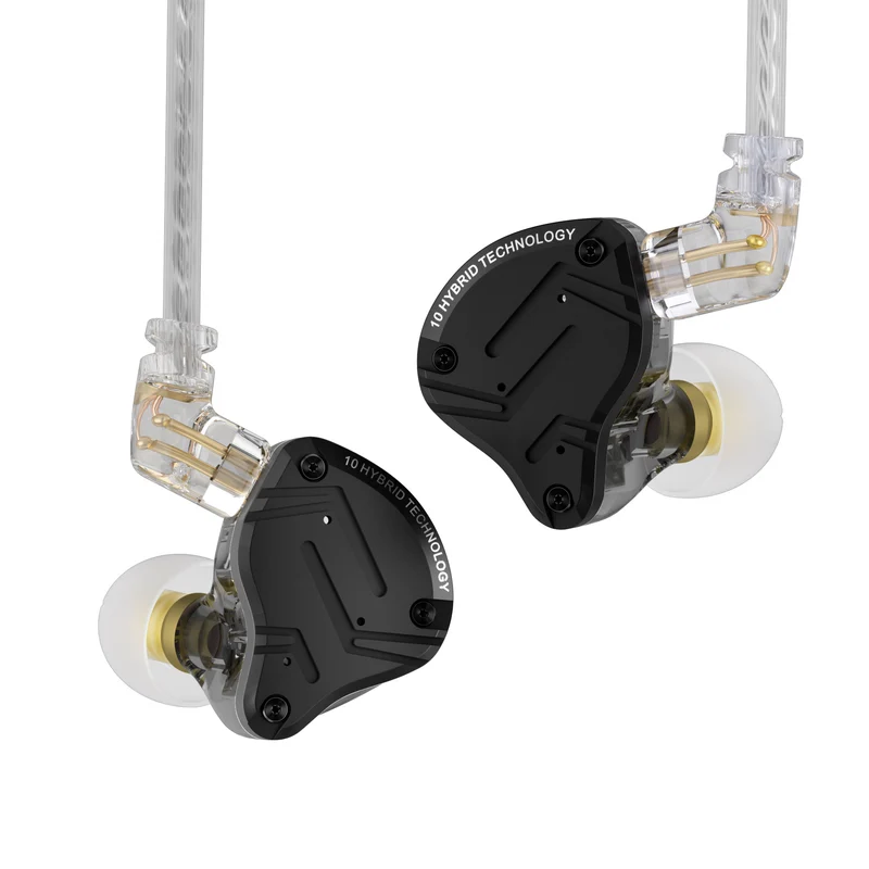 【KZ ZS10 Pro X】 1DD+4BA Hybrid Driver In-ear Monitor Earphone