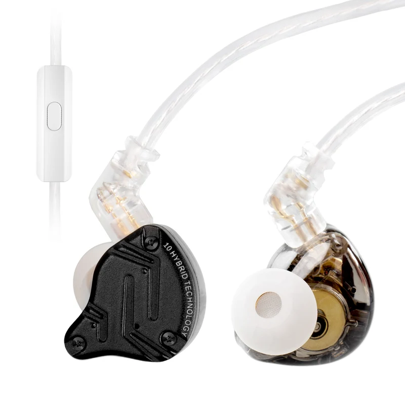 【KZ ZS10 Pro X】 1DD+4BA Hybrid Driver In-ear Monitor Earphone