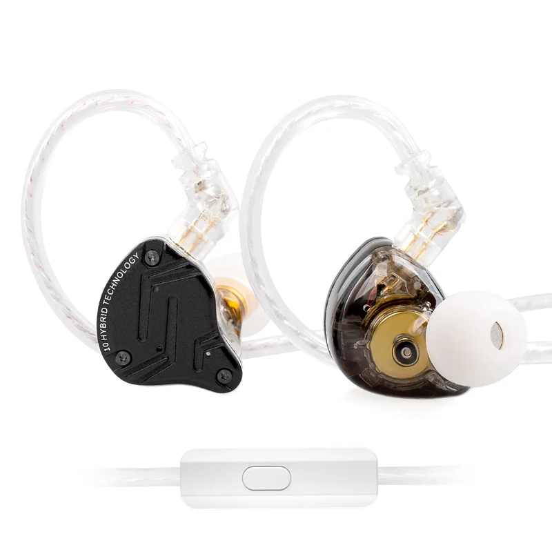 【KZ ZS10 Pro X】 1DD+4BA Hybrid Driver In-ear Monitor Earphone
