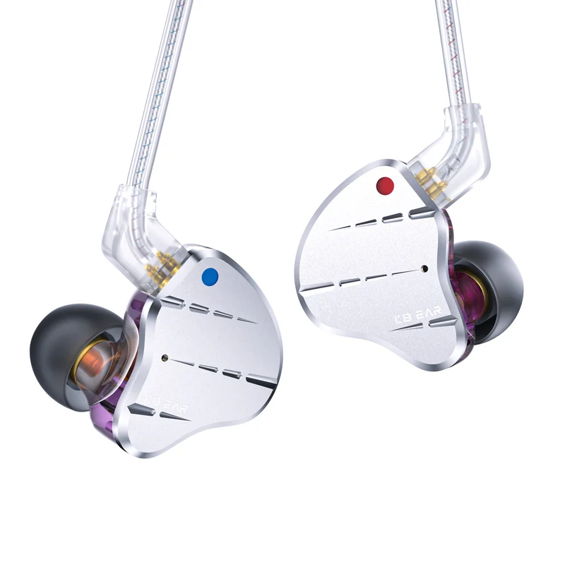 【KBEAR KS10——Clearance】 1DD+4BA Metal Earphone Sport Game Music In Ear Monitors