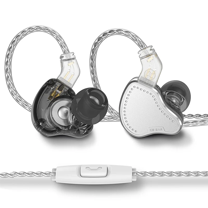 【KBEAR Pecker——Clearance】HiFi 2BA+1DD Driver Earphones In-Ear Metal Monitor IEM