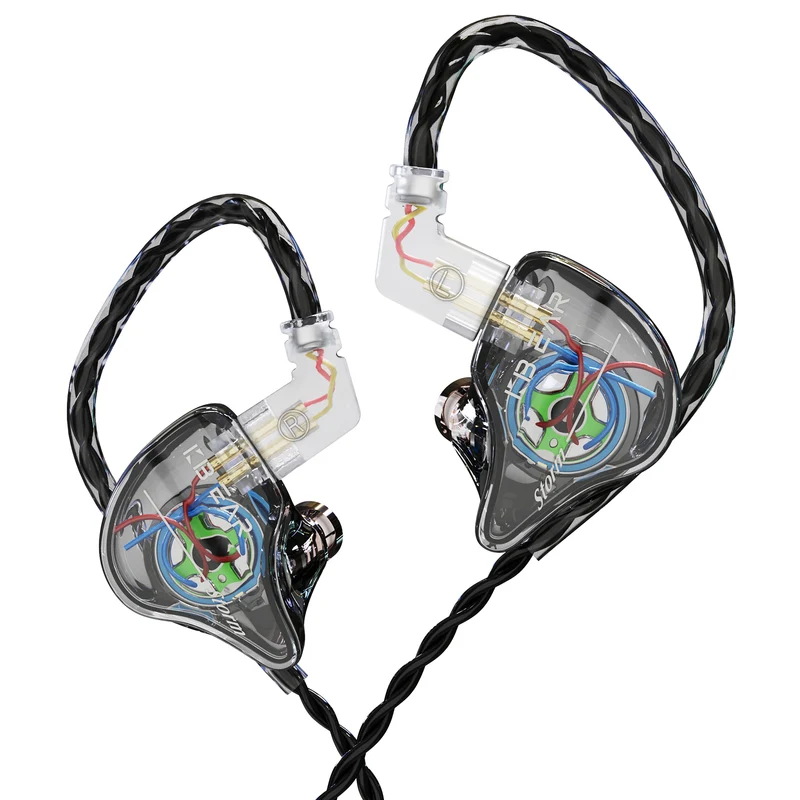 【KBEAR Storm】Single Dynamic In-ear HiFi Earphone Best rated in ear Headphones