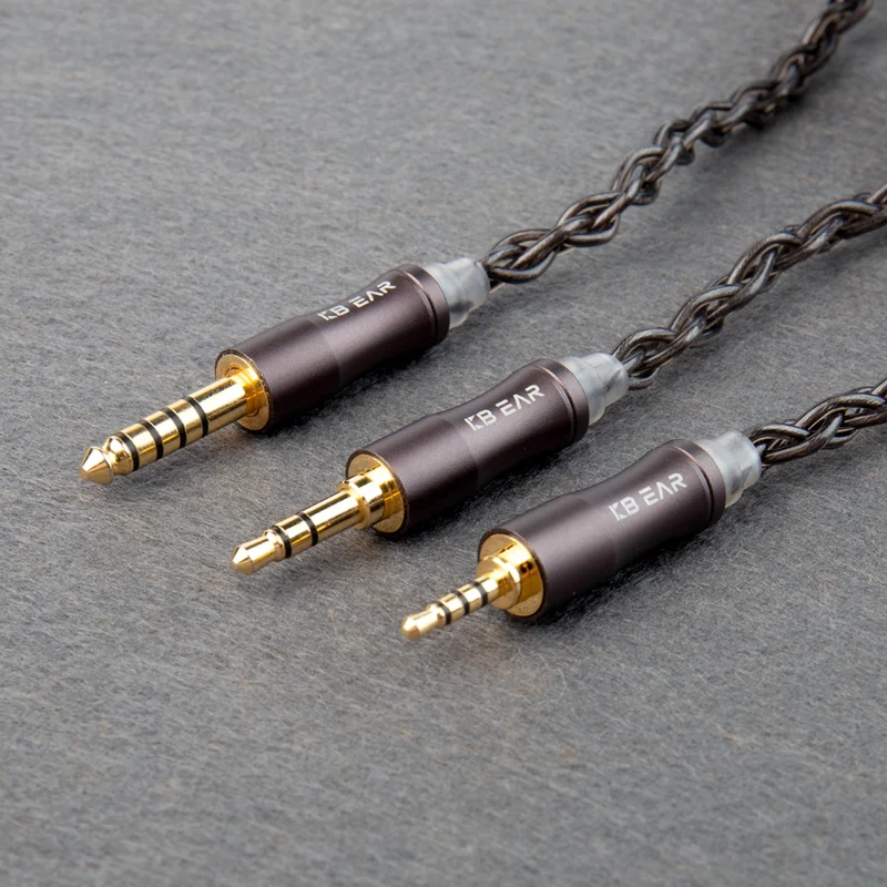 【KBEAR Hazy】6N Graphene Mixedly Braided with Copper-Silver Alloy Upgrade Cable Best Selling