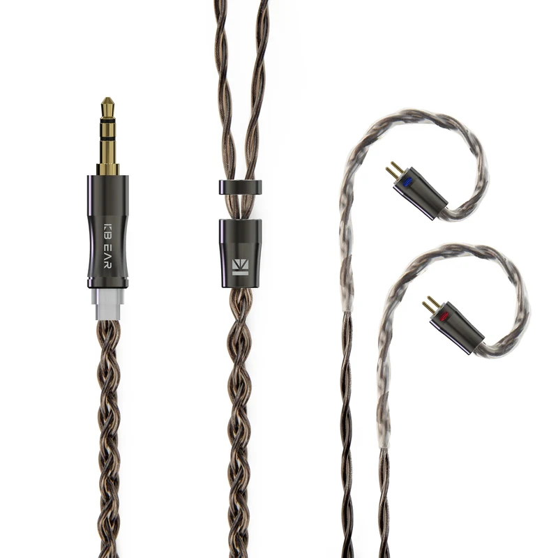 【KBEAR Hazy】6N Graphene Mixedly Braided with Copper-Silver Alloy Upgrade Cable Best Selling
