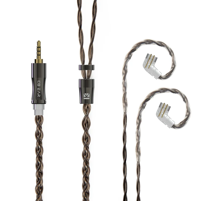 【KBEAR Hazy】6N Graphene Mixedly Braided with Copper-Silver Alloy Upgrade Cable Best Selling