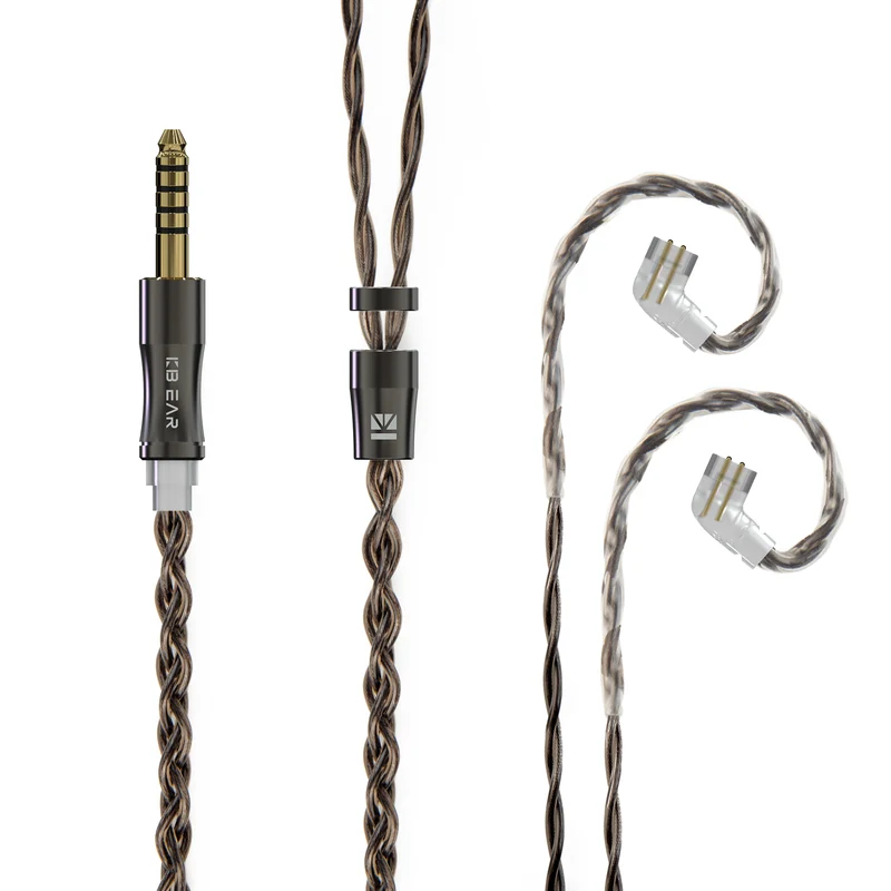 【KBEAR Hazy】6N Graphene Mixedly Braided with Copper-Silver Alloy Upgrade Cable Best Selling