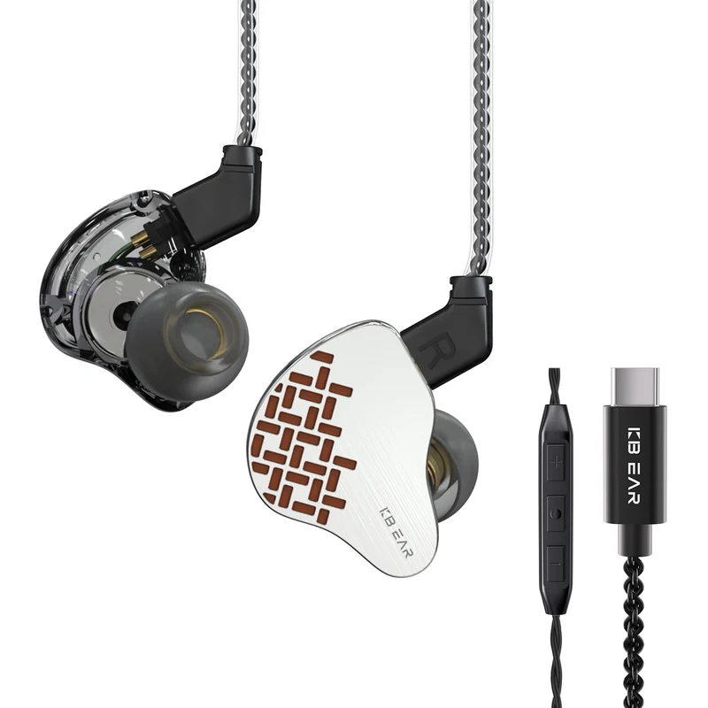 【KBEAR Rosefinch】Biological Diaphragm DD in-Ear Monitor HiFi Wired Earbuds for Game/Live