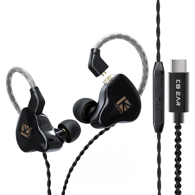 【KBEAR KS1】Dual Magnetic Circuit Single DD In Ear Monitor Super Bass IEM Headphones