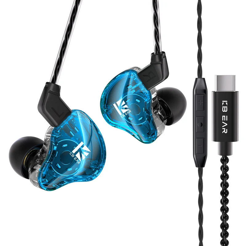 【KBEAR KS1】Dual Magnetic Circuit Single DD In Ear Monitor Super Bass IEM Headphones