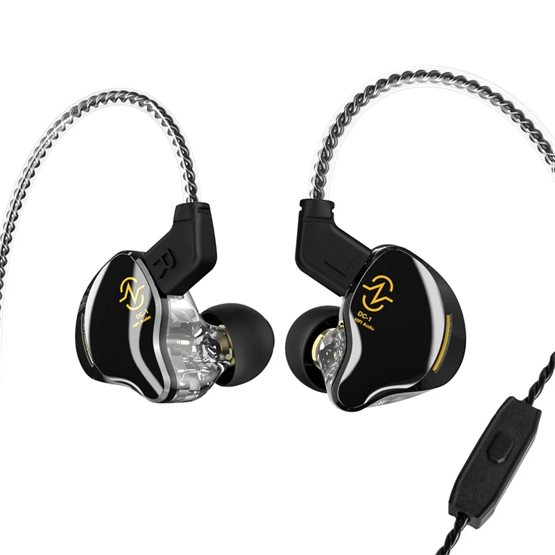 【CCZ Coffee Bean——Clearance 】 10mm Dual Magnetic Circuit DD IEM Headphones HIFI Immersive Bass Sound Wired Earbuds