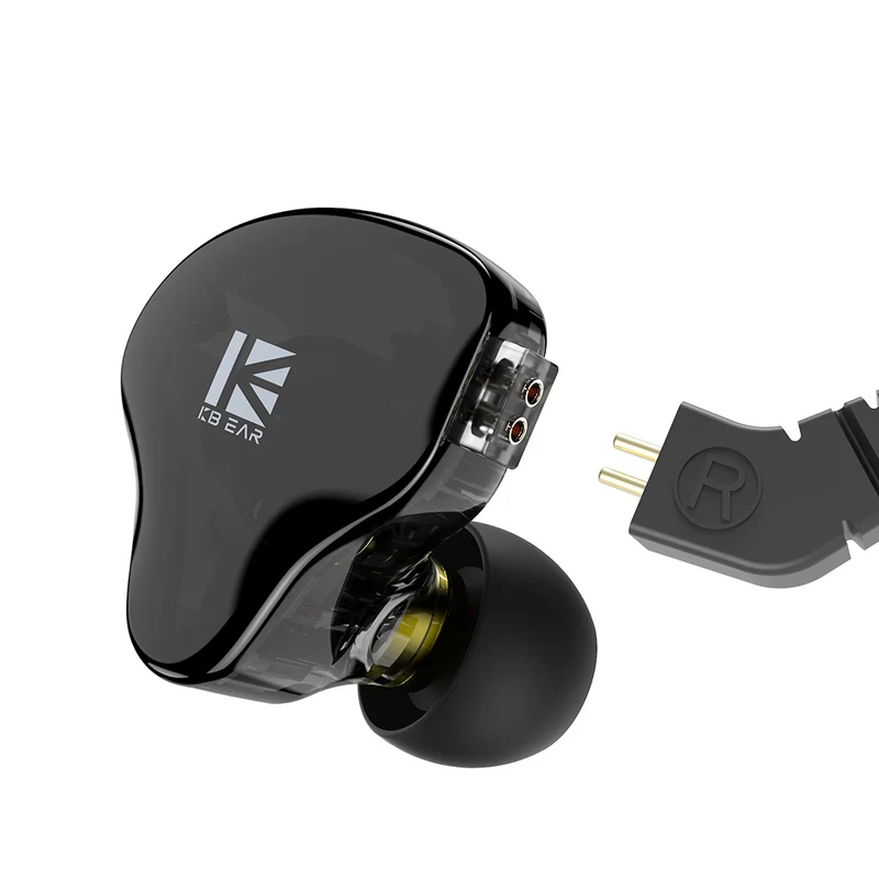 【KBEAR KS2——Clearance】1BA 1DD Hybrid in Ear Monitor Headphones Stereo Bass HiFi IEM Earphone