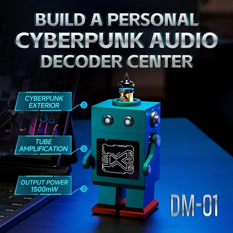 xDuoo DM-01 Desktop DAC & Tube Headphone Amplifier