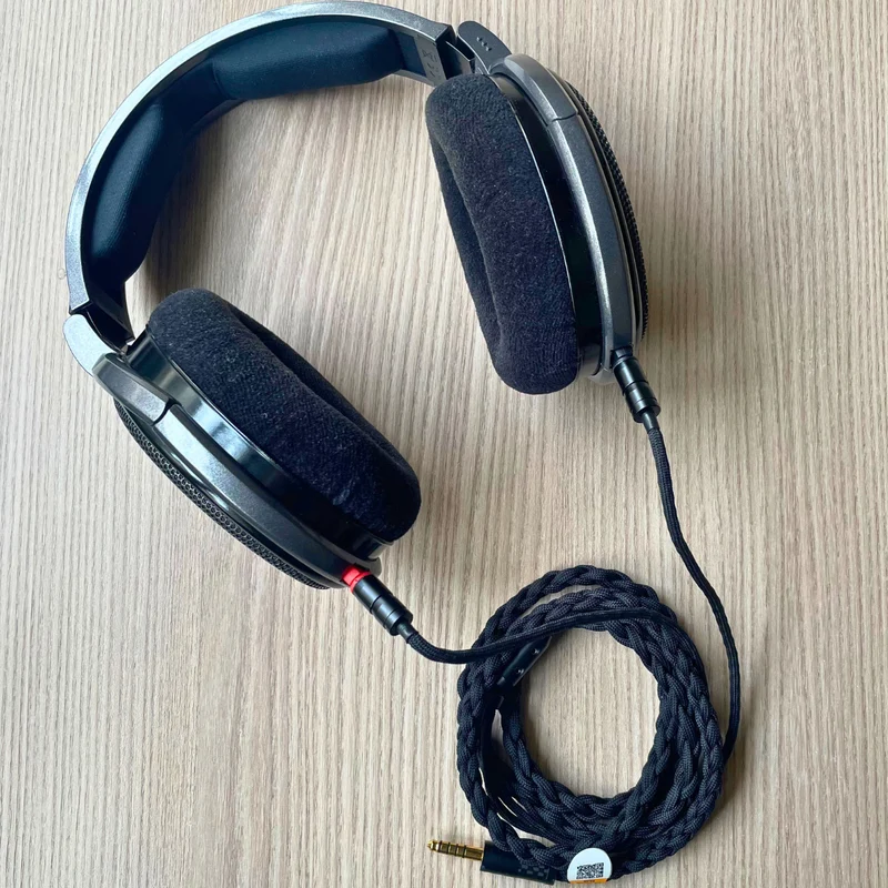 EarAudio Premium Cable For Sennheiser HD 600, HD 650, HD 660s2
