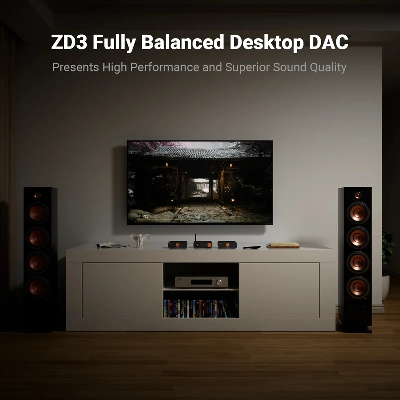 Fosi Audio ZD3 Fully Balanced DAC & Preamplifier