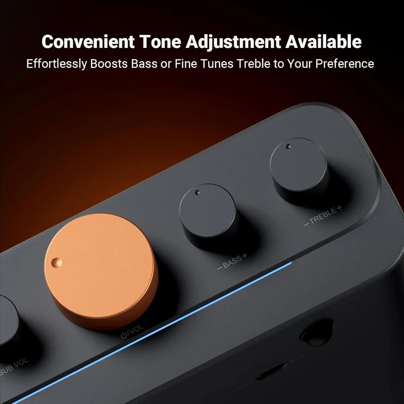 Fosi Audio HT4S Multi-Channel Bluetooth Power Amplifier For Speakers & Subwoofers