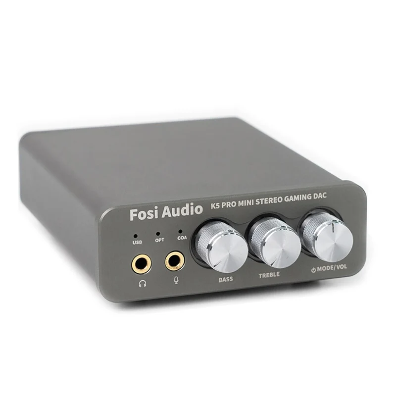 Fosi Audio K5 Pro Gaming DAC & Headphone Amplifier