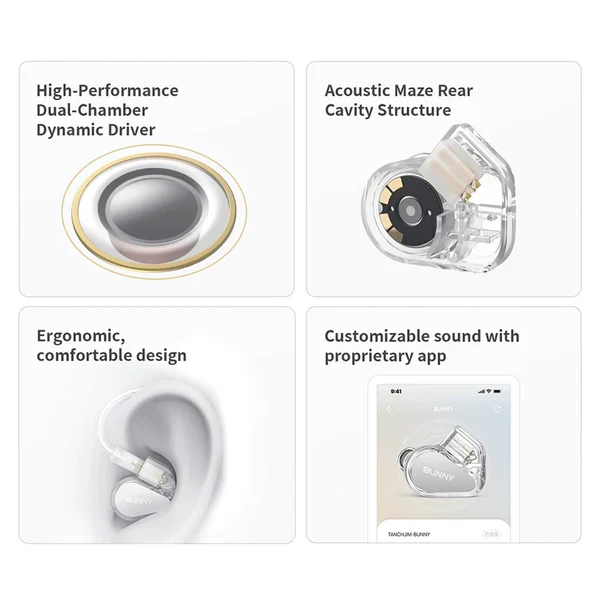 TANCHJIM Bunny Type-C DSP Plug with Mic IEM