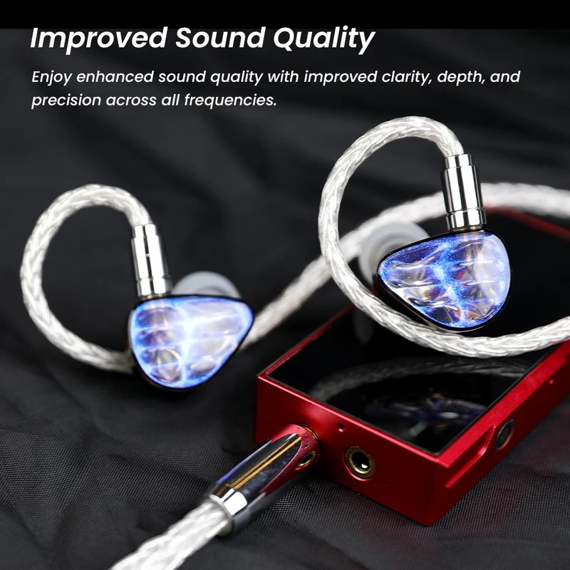 AUDIOCULAR C04 16-Core Silver-Plated Cable with Balanced 4.4mm Jack For IEMs