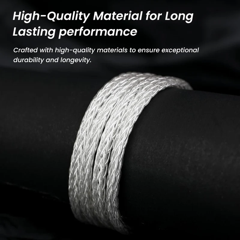 AUDIOCULAR C04 16-Core Silver-Plated Cable with Balanced 4.4mm Jack For IEMs