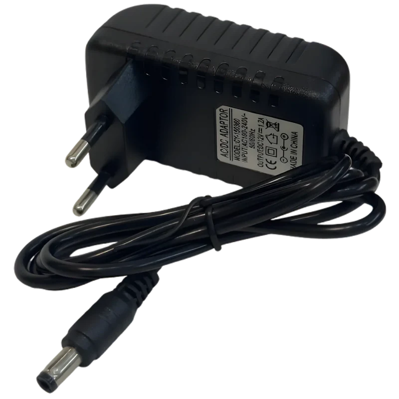 Adaptateur secteur AC/DC 12V 1.2A Fiche 5.5 x 2.5 mm